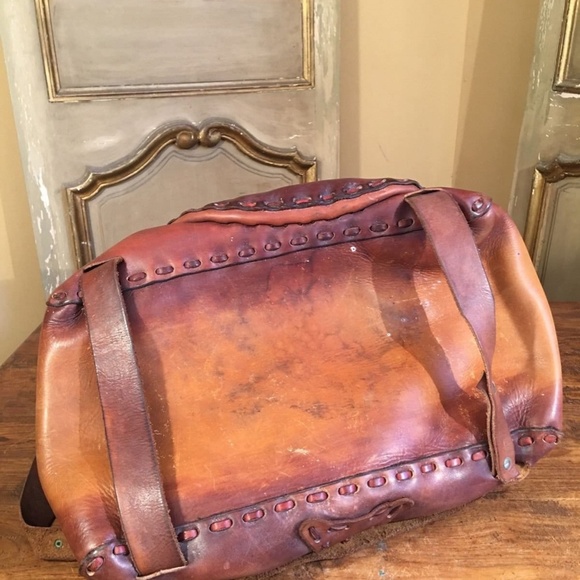 ** SOLD*** U.S. Mail Bag 1960's Woodstock Bohemian Hippie Hobo Messenger Bag - Picture 5 of 6